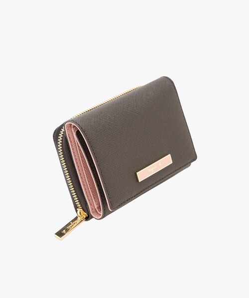 agnes b.（アニエスベー） 財布 レザー 三つ折り ミニ ウォレット