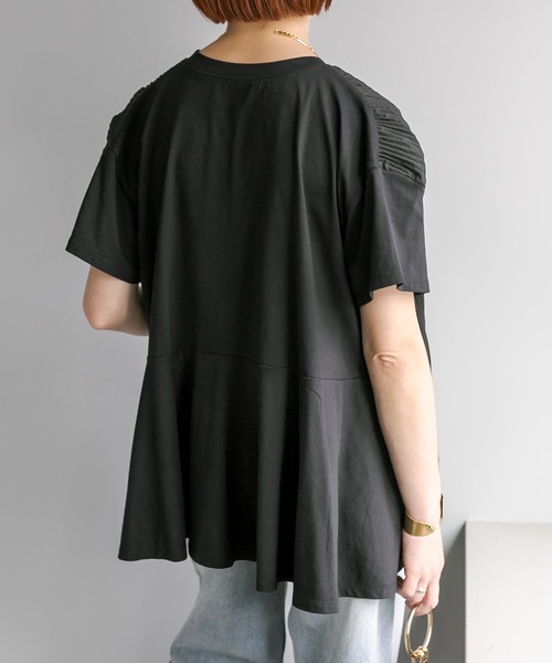 「PUAL CE CIN」 「dunoir」半袖Tシャツ FREE ブラック レディース_画像9