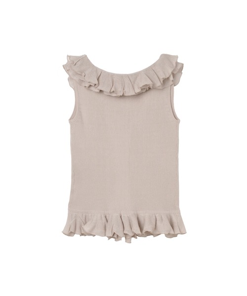 Her lip to ニット セーター Layered Ruffle Knit Top レディース
