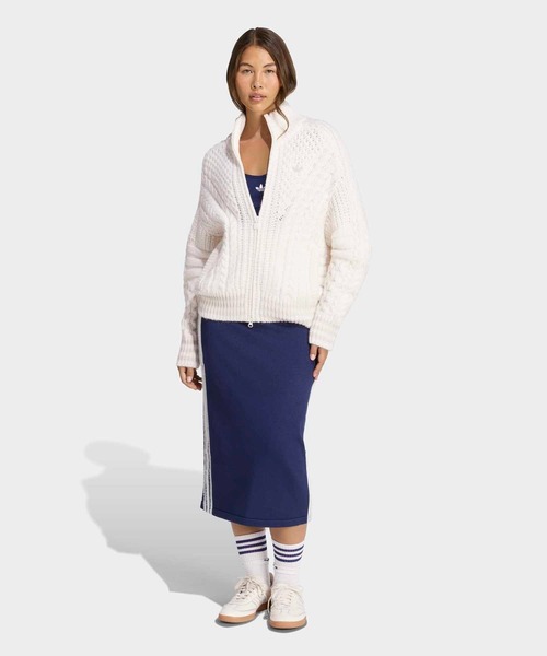 adidas（アディダス） ジャージ ケーブル ニット ファイヤーバード