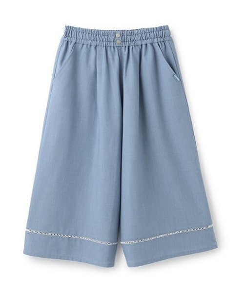 「pom ponette junior」 「KIDS」クロップドパンツ - ブルーグレー キッズ_画像6