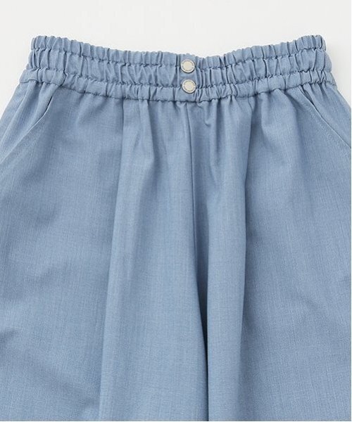「pom ponette junior」 「KIDS」クロップドパンツ - ブルーグレー キッズ_画像8