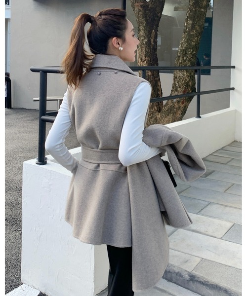 birthdaybash ALETTA 3WAY CAPE COAT ポンチョ BIRTHDAY BASH（バースデーバッシュ） ポンチョ ALETTA 3WAY CAPE COAT