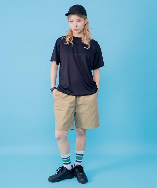 FILA（フィラ） tシャツ 吸汗速乾 ワンポイント ブランド ロゴ 刺繍