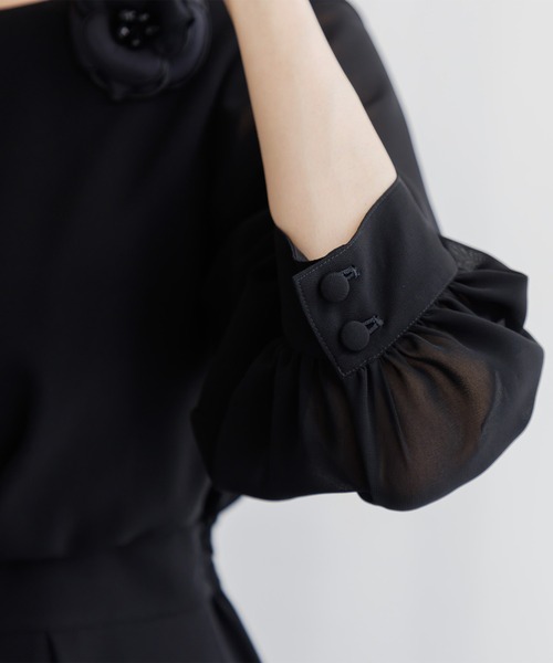 form forma ブラック 長袖ひざ丈ワンピース サイズ4 レディース 喪服 | formformaの公式通販 | 【公式】form forma