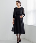 ワンピース 「洗える」「喪服・礼服」シフォンロ...の詳細画像1