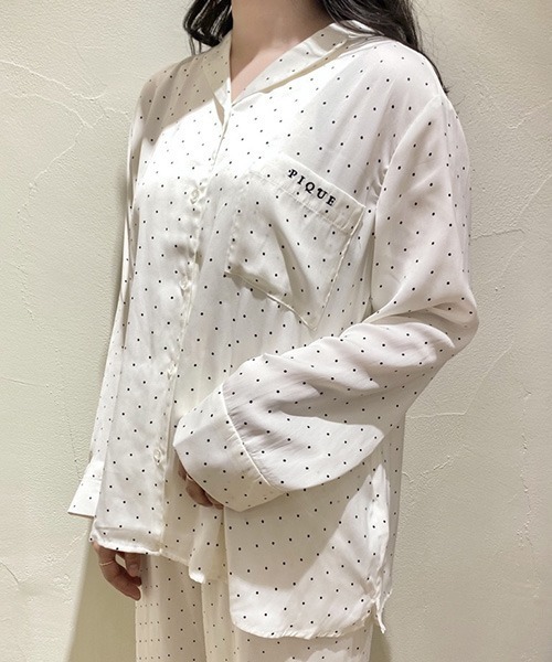 ルームウェア パジャマ ピローモチーフサテンシャツ Zozotown Paypayモール店 通販 Paypayモール