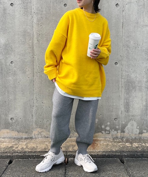wee9s スウェットパンツ ジャージ relax knit pants