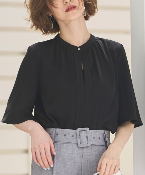 アドミラル♡2024FW【新品】フロントピンタックフレアスリーブシャツ RUIRUE BOUTIQUE（ルイルエブティック） マルチサイズ ブラウス シャツ