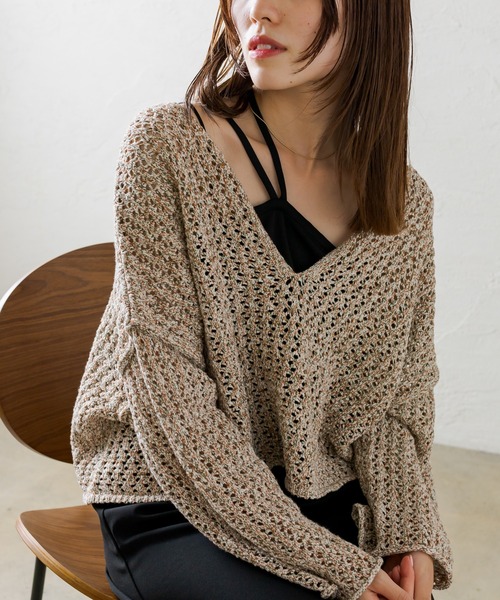 ニット メランジメッシュニット :65514106:ZOZOTOWN Yahoo!店 - 通販 ...
