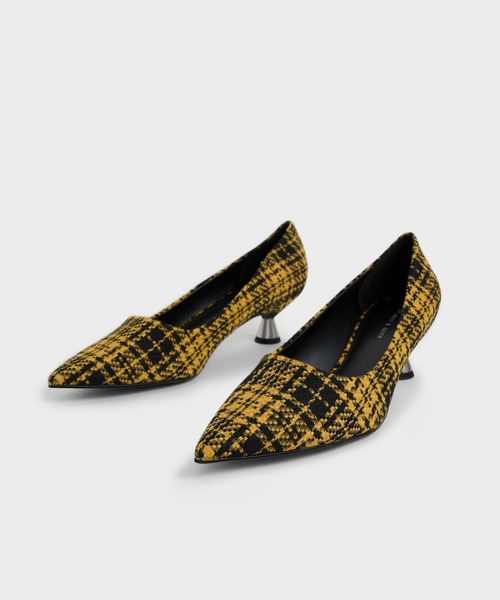 美品⭐︎CHARLES & KEITH スプールヒールパンプス CHARLES ＆ KEITH パンプス スプールヒール / Spool Heel Pumps