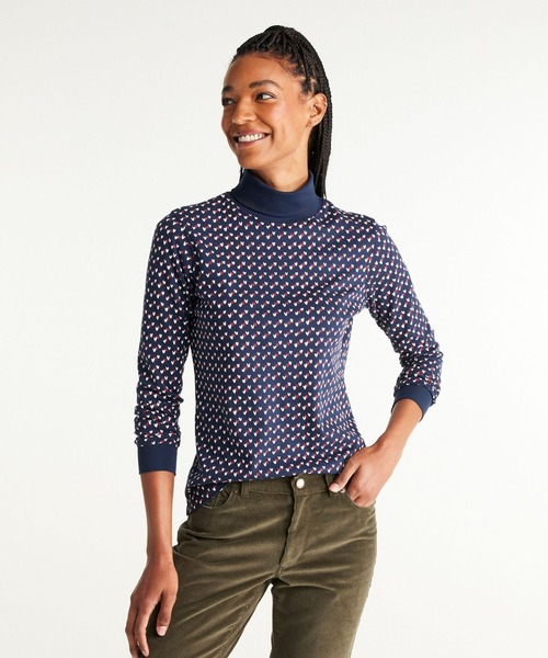 tシャツ エル・エル・ビーン・ティ、長袖　タートルネック 米国フィット・レギュラー レディース L.L.Bean tシャツ エル・エル・ビーン・ティ、長袖