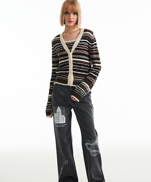 カーディガン KIRSH CHERRY V-NECK SET UP CARDIGAN/キルシー