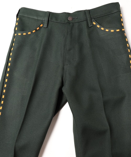 amok（アモク） パンツ × wrangler LASER STITCH WRANCHER PANTS