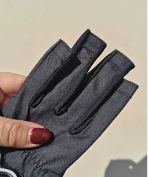 #FR2 GOLF ゴルフグローブレディース　両手20 新品未使用　黒 COMONGOLF（コモンゴルフ） ゴルフ ハートデザイン ネイルカット 両手