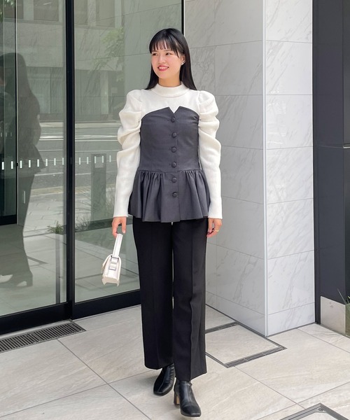 Fit more（フィットモア） ニット セーター パワショルリブニット