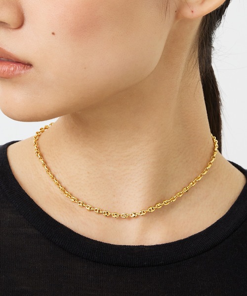 チョーカー 「quip queint」anker chain choker GD / QU043 レディース メンズの画像
