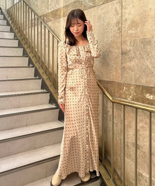 DEICY mecouture 人気 2wayフルールストレッチドレス DEICY mecouture 人気 2wayフルールストレッチドレス