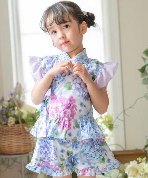 Catherine Cottage 浴衣 フリル甚平 キッズ 子供 女の子
