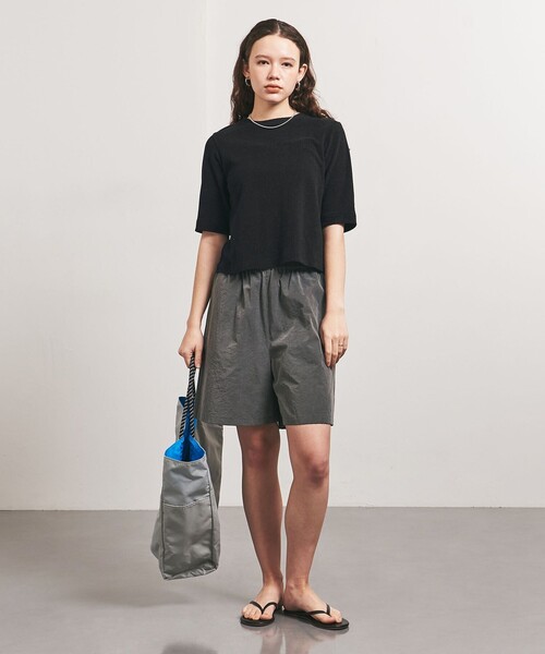 tシャツ 「TO UNITED ARROWS」パイル ショートスリーブ カットソー レディース