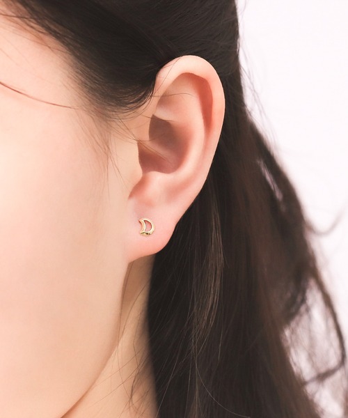 エナソルーナ　光　ピアス　K10 楽天市場】K10 ラボグロウンダイヤモンド ピアス 0.1ct 刻印入り