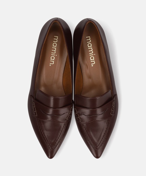 【美品】TOD'S トッズ　美脚　コインローファー　ポインテッド　DBR 37 三越伊勢丹 | TOD'S/トッズ_Women通販 | ローファー | ISETAN