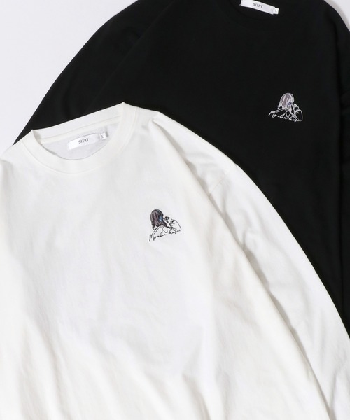 SITRY（シトリー） tシャツ SITRY Girl Embroidery ＆ Illustration