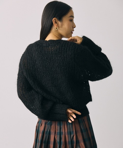 BABYLONE（バビロン） カーディガン モヘアショートカーディガン