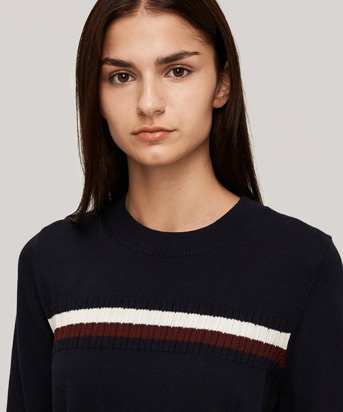 ニット セーター グローバルストライプセーター レディース メンズ TOMMY HILFIGER ニット セーター グローバルストライプセーター