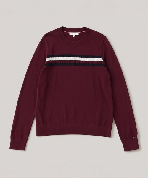 ニット セーター グローバルストライプセーター レディース メンズ TOMMY HILFIGER ニット セーター グローバルストライプセーター