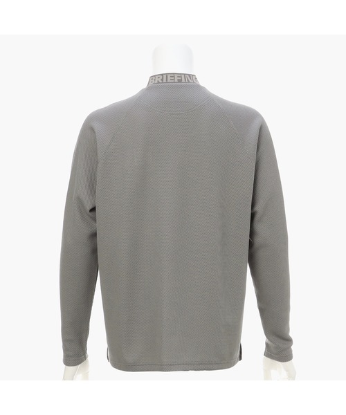 BRIEFING ブリーフィングトップスモックネックXL グレーゴルフ