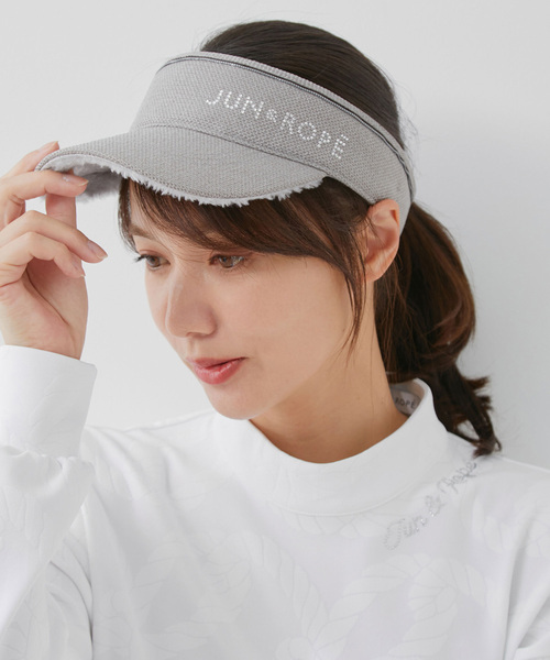韓国ワイドアングル　ポロシャツ+サンバイザー2点 Amazon | [VARZAR] Stud logo over fit sun-visor cap Whie