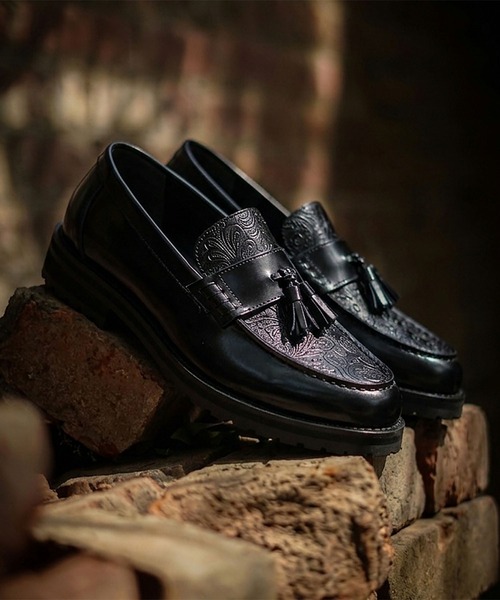 London shoes make ローファー　ブラック London Shoe Make（ロンドンシューメイク） ローファー メンズ