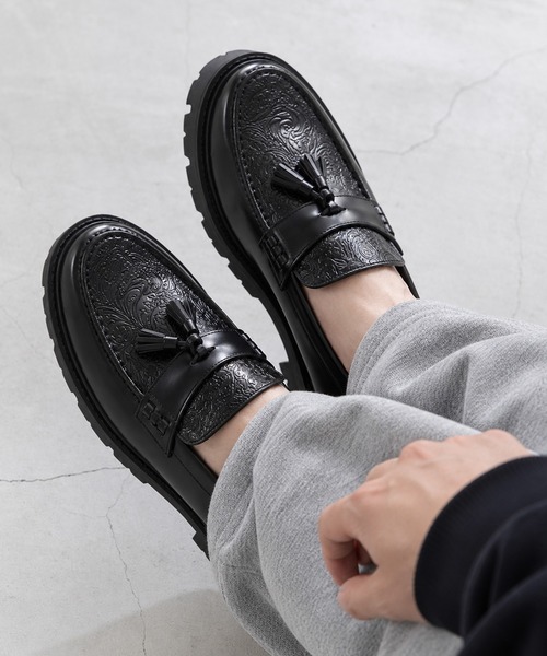 London Shoe Make（ロンドンシューメイク） ローファー ＋4.5cm 牛革