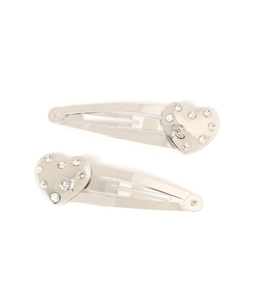 repipi armario（レピピアルマリオ） ヘアピン ハート2Pパッチンピン