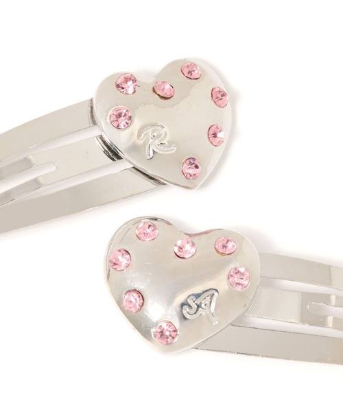 repipi armario（レピピアルマリオ） ヘアピン ハート2Pパッチンピン