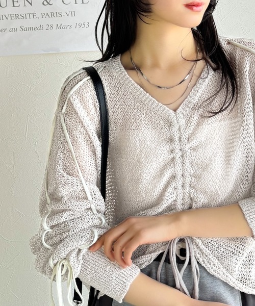mily bilet ニット セーター 「mily bilet」ルーズな愛らしさで