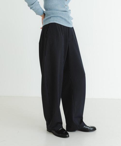 URBAN RESEARCH パンツ 「3サイズ展開」ストライプコクーン