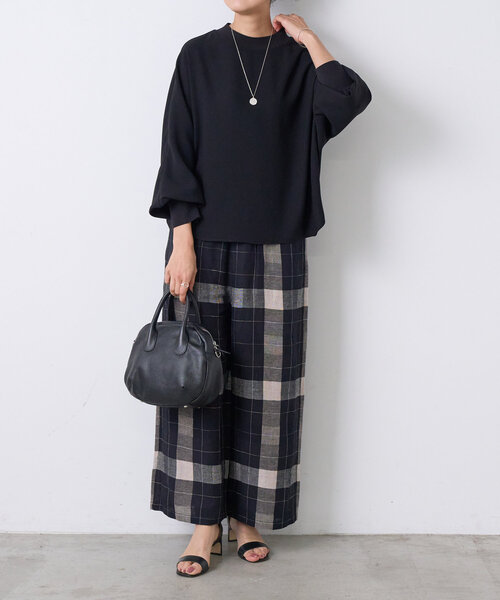 BEARDSLEY ブラウス シャツ ニットコンビドルマンブラウス