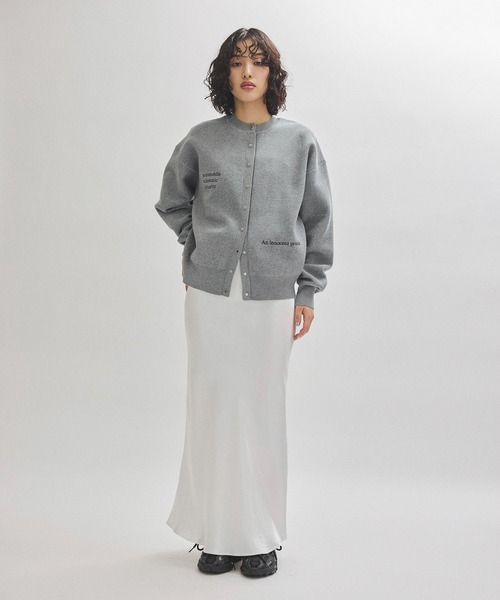 ADAM ET ROPE' カーディガン 2WAYスウェットニットカーディガン