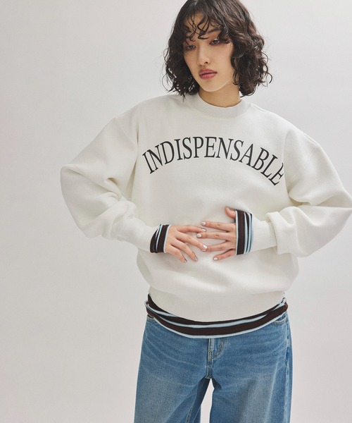 ADAM ET ROPE' カーディガン 2WAYスウェットニットカーディガン