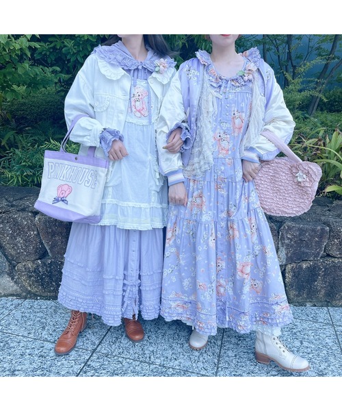 PINK HOUSE ワンピース フード付きローンワンピース : ZOZOTOWN