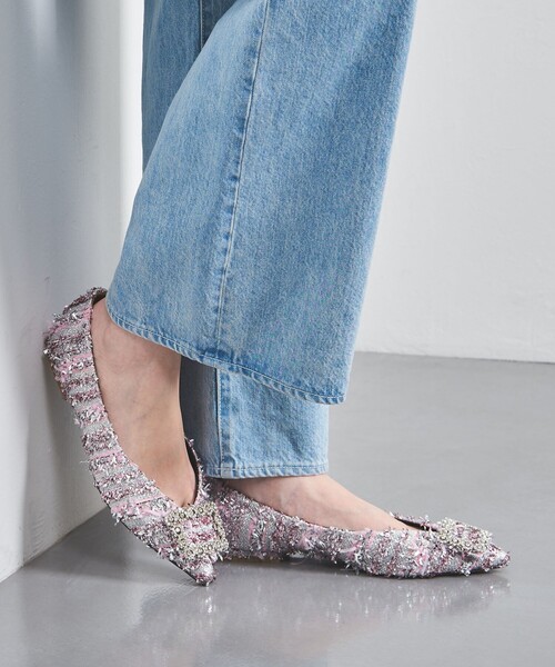 極美品　PIPPICHIC メタリックシルバーハイヒール　サイズ37 24cm PIPPICHIC(ピッピシック)のAMBER toe shoes 6通販 | 集英社HAPPY