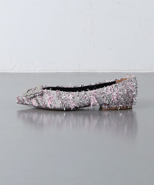 未使用 【別注】 PIPPICHIC ANNA V LACE パンプス PIPPICHIC パンプス 「PIPPICHIC」ANNA V JWL ツイード フラット