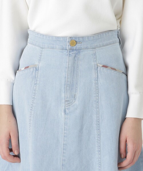 BLUE LABEL CRESTBRIDGE デニムスカート ストレッチデニム