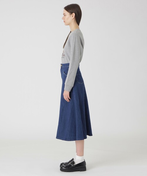BLUE LABEL CRESTBRIDGE デニムスカート BLUE LABEL CRESTBRIDGE デニムスカート ストレッチデニム