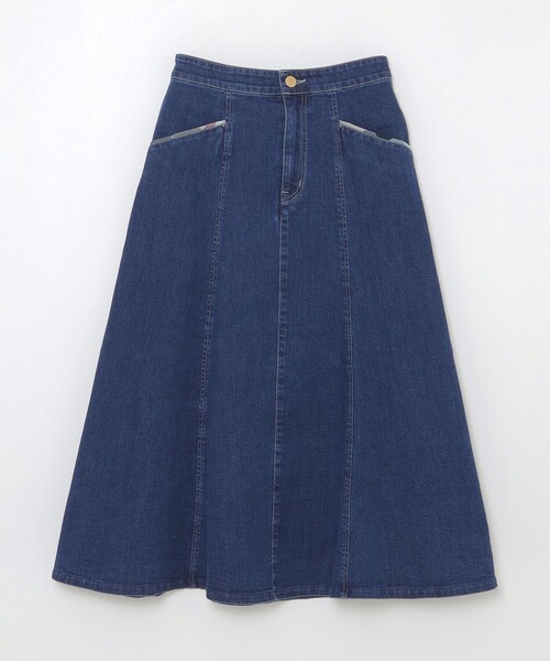BLUE LABEL CRESTBRIDGE デニムスカート BLUE LABEL CRESTBRIDGE デニムスカート ストレッチデニム