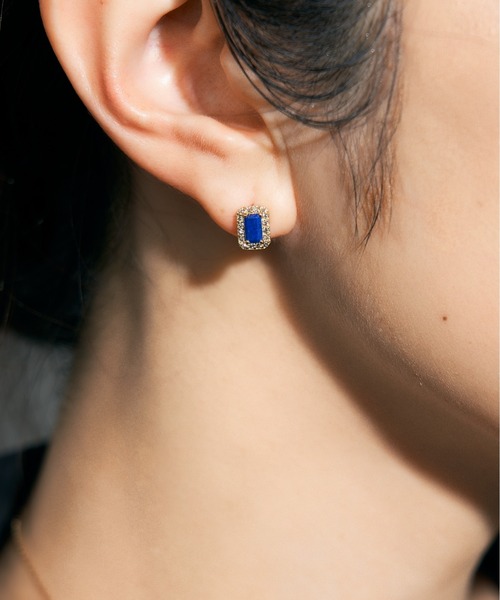Jewel closet by L&Co. ピアス K18 ダイヤモンド ヘイロー/取り巻き