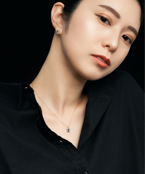 Jewel closet by L&Co. ピアス K18 ダイヤモンド ヘイロー/取り巻き