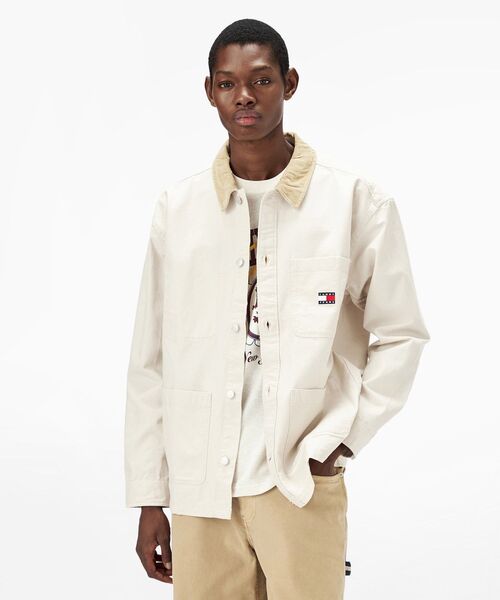 TOMMY JEANS（トミー・ジーンズ） シャツ キャンバスコーデュロイ